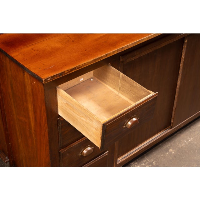 Early 20th Century General Store Display Counter With Glass Showcase For Sale - Image 17 of 17