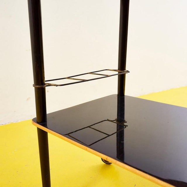 Vintage Art Deco Food Trolley, 1940s For Sale - Image 5 of 7