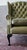 Vintage Chesterfield Armchair in Green For Sale - Image 5 of 13