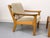 Set of Danish Lounge Chair and Ottoman in Oak by Juul Kristensen, 1970s For Sale - Image 4 of 18