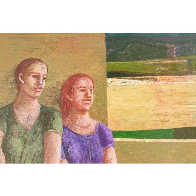 Oil on wooden panel realized by Alessio Paternesi (1937-2023). Hand signed. Very good condition. This piece is attributed...