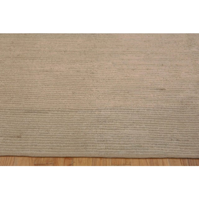 Neutral Contemporary Area Rug For Sale In New York - Image 6 of 6
