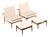 Japan Model FD-137 Easy Chairs by Finn Juhl, 1950s, Set of 4 For Sale