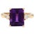 Natural Amethyst 2.65cts & Diamond 0.55cts Ring in 14k Gold For Sale - Image 4 of 8