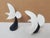 Vintage - Pair of John Perry Seagulls in Flight Figurines - Black Base - White Matte Pellucida For Sale In Los Angeles - Image 6 of 15