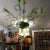 Green Green and Blue Hand Blown Murano Glass Chandelier For Sale - Image 8 of 10