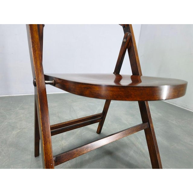 Bauhaus B751 Folding Chairs from Ligna, Czechoslovakia, 1930s, Set of 2 For Sale - Image 12 of 16