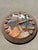 Vintage artist made outdoor thermometer from the southwest. Stoneware with glazed and unglazed elements and applied...