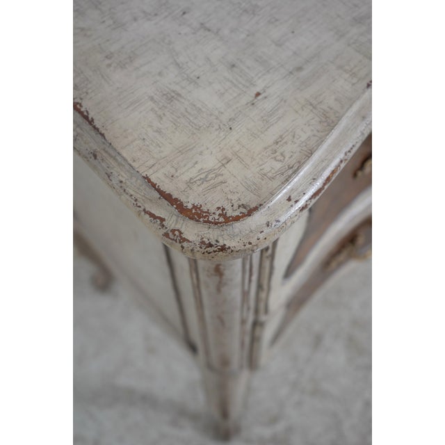 Wood Theodore Alexander Continental Style Painted Commode Chest For Sale - Image 7 of 18