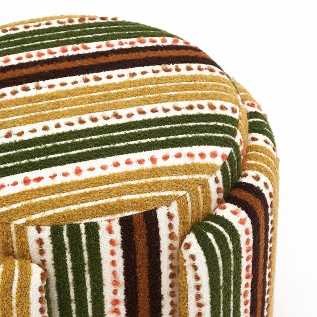 Green Mid-Century Style Italian Stools For Sale - Image 8 of 9