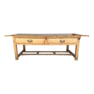 19th Century Pine Coffee Table For Sale