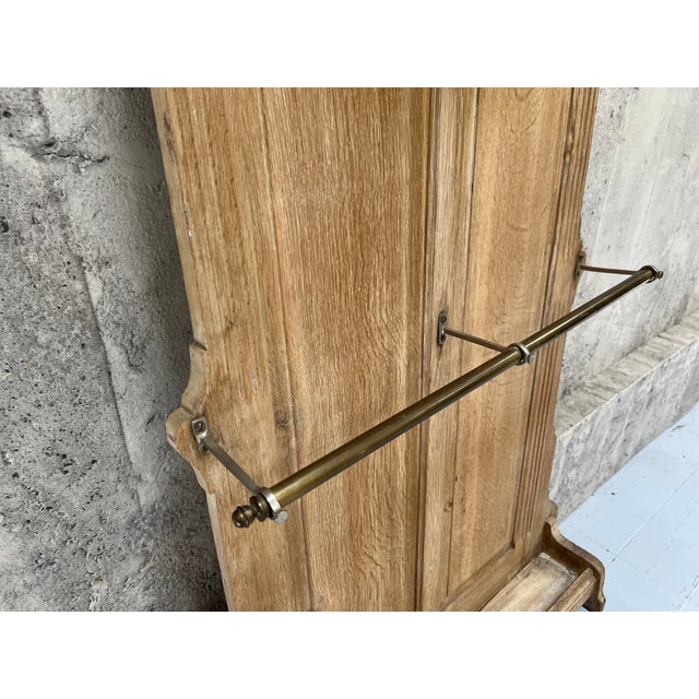 Wood Hallway Hat, Coat and Umbrella Stand with Bevelled Mirror, 1990s For Sale - Image 7 of 10