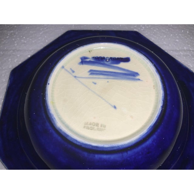 Moorcroft Pottery Fruit Bowl “Pansy” Pattern For Sale - Image 9 of 9
