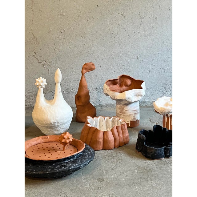 Terra Collection Vase 02 by Anna Demidova, Set of 2 For Sale - Image 6 of 7