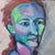 2000 - 2009 Vintage 2000 Original Fauvist Expressionist Female Nude Portrait Painting For Sale - Image 5 of 13