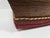 Square Victorian Burgundy Upholstered Footstool For Sale - Image 12 of 15
