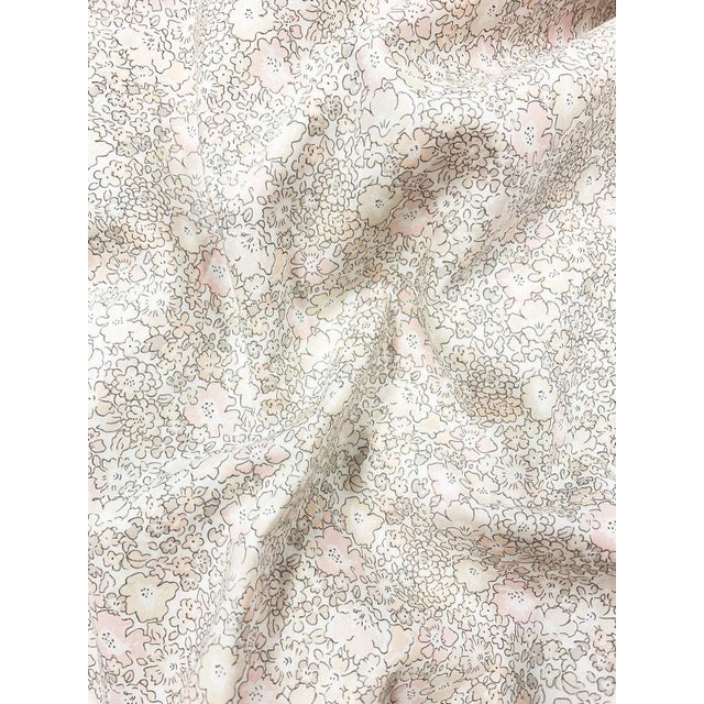 Pillowcase Made With Liberty Fabric Michelle Sand For Sale - Image 4 of 5