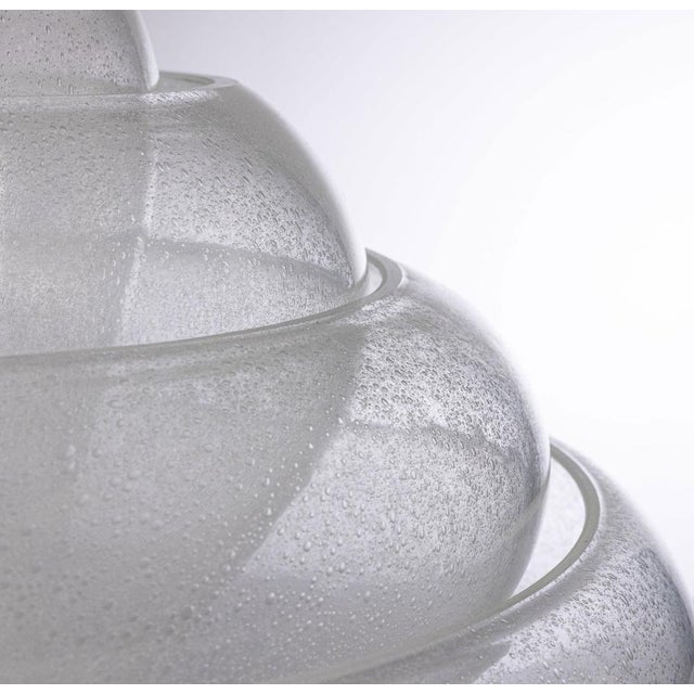 Lotus Pullegous Table Lamp in Murano Glass by Carlo Nason for Mazzega, 1980s For Sale - Image 3 of 18