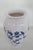 1940s Anchor Hocking Blue Birds Cherry Blossoms Milk Glass Vase For Sale - Image 5 of 12