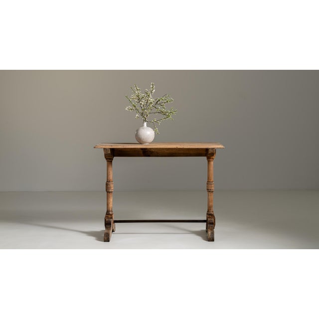 French Bistro Side Table, Antique, France, Circa 1900 For Sale - Image 9 of 12