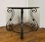 Traditional Antique Wrought Iron Center Table With Marble Top For Sale - Image 3 of 7
