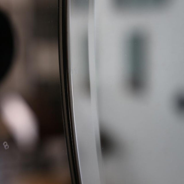 Glass Vintage Smoked Mirror by Antonio Lupi, 1970s For Sale - Image 7 of 9