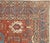 Antique Persian Serapi Carpet, Handmade Wool Oriental Rug Ivory, Rust Light Blue For Sale - Image 10 of 18