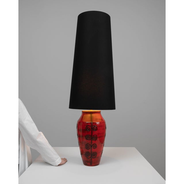 20th Century German Ceramic Table Lamp For Sale - Image 17 of 18