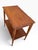 Wood Vintage Refinished Solid Mahogany Two-Tier Side Table With Scalloped Top For Sale - Image 7 of 8