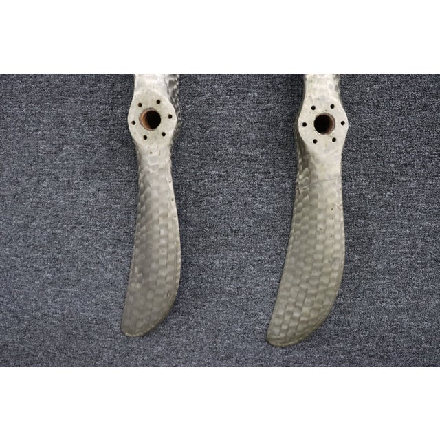 Pair of Paragon Stainless-Wrapped Propellers by Paragon, Baltimore For Sale - Image 9 of 12