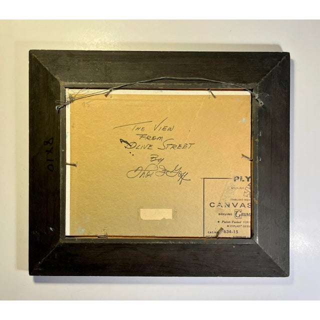 1950s Mid-Century Thomas Fisk Goff Plein Air Seascape Oil Painting For Sale - Image 5 of 9