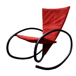 Postmodern Lisa Rocking Chair by Stefan Heiliger for Strässle, 1990s For Sale