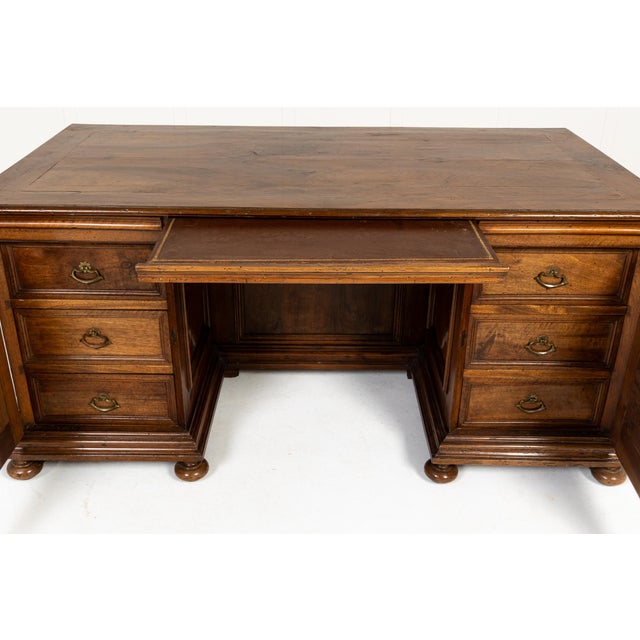 18th Century Italian Walnut Desk For Sale - Image 13 of 18