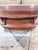 Late 20th Century Hammary Federal Style Mahogany Console Table With Glass Top For Sale In New York - Image 6 of 10