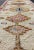 Vintage Turkish Tulu Runner With Ivory, Rose, Blue, and Multicolor 3'9 X 11'4 For Sale - Image 9 of 11