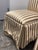 Ethan Allen Striped Upholstered Skirted Dining Chairs, Pair For Sale In San Francisco - Image 6 of 12