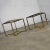 1970s Modern End Tables 2 Sizes Brass Plated Dark Wood & Smoked Glass Rectangles by Thomasville Furniture Style of Milo Baughman, a Pair For Sale - Image 5 of 17