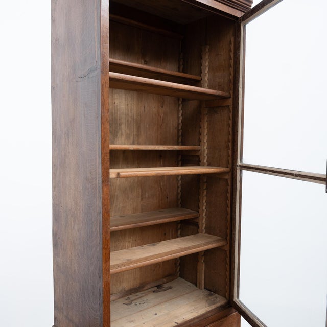 Oak Pharmacy Display Cabinets, 1890, Set of 2 For Sale - Image 10 of 17