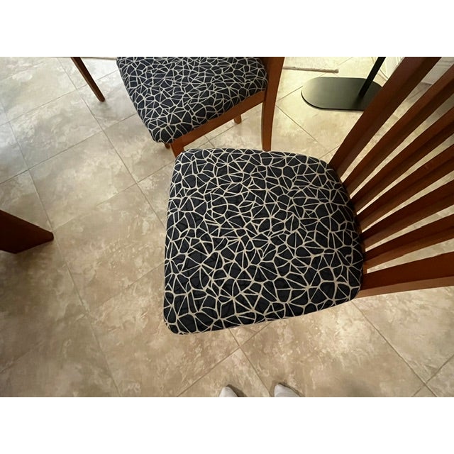1990s Skovby Danish Modern Teak Dining Table and Chairs, 5 Pieces For Sale In Orlando - Image 6 of 18