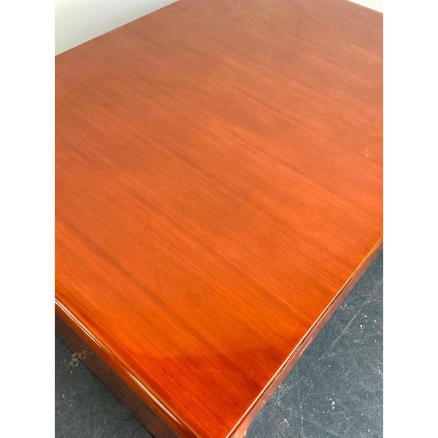 Vintage Ralph Lauren “Dalton” Waterfall Wood Coffee Table For Sale - Image 11 of 18