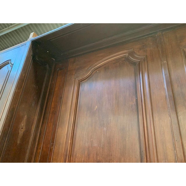 19th Century Louis XV Carved Oak Paneling Element For Sale - Image 6 of 12