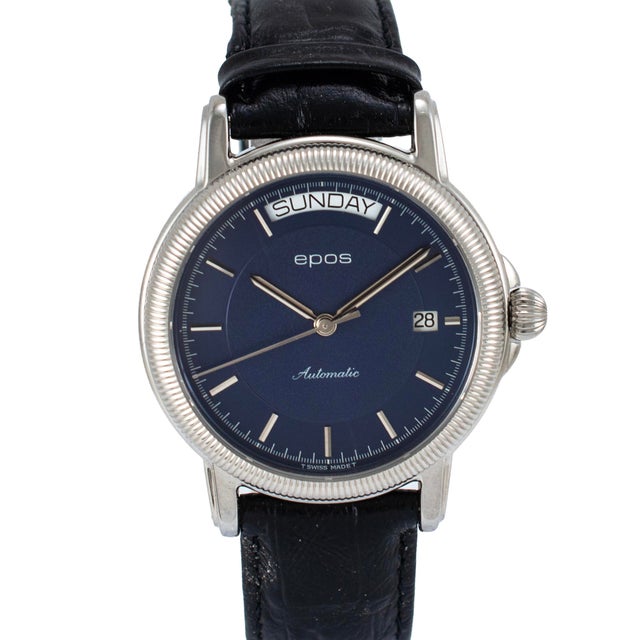 Brand: Epos Gender: Men's Metal Type: Stainless Steel Length: 9.00 inches Diameter: 39.00 mm Weight: 53.93 grams Epos...