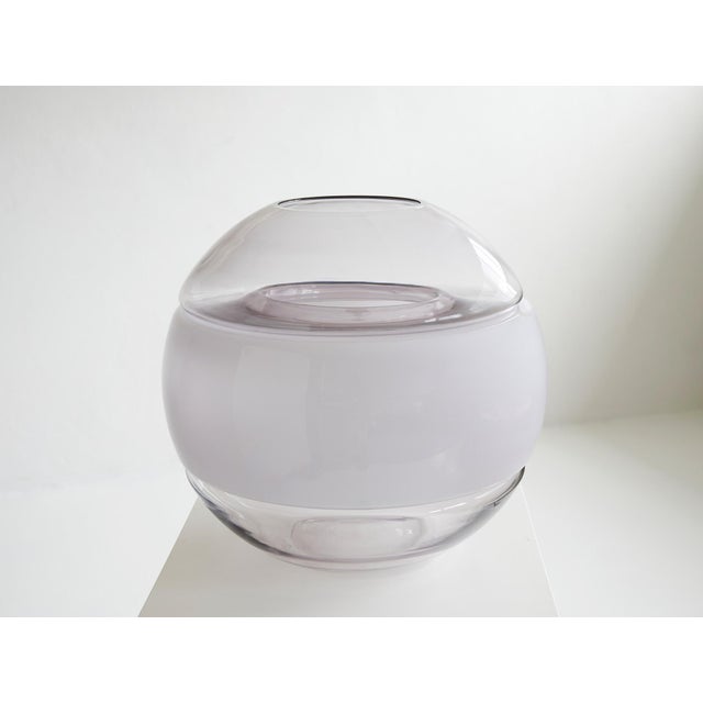Spherical Glass Table Lamp by Carlo Nason for Linea Gb, Italy, 1970s For Sale - Image 6 of 9