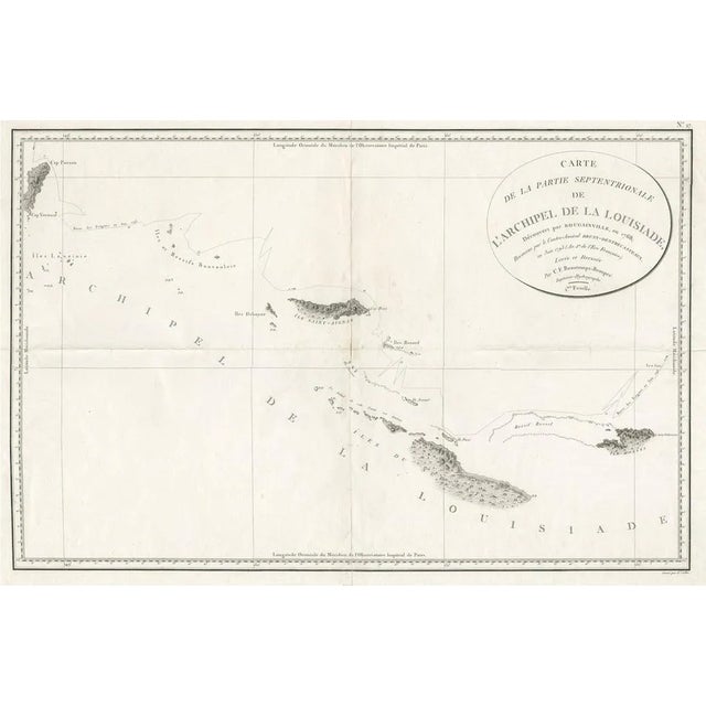 Map of the Louisiade Archipelago, 1798 For Sale