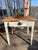 Cream Antique Table in Fir, 1890s For Sale - Image 8 of 18