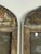 Pair of 19th Century Painted Folk Art Arched Mirrors With Heraldic Lion Crests For Sale - Image 4 of 13