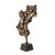 Inspired by natures organic forms, this sculptural leaf design features a rich metallic bronze finish that captures light...