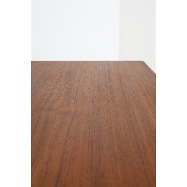 Brown Mid-Century Modern Danish Teak Sideboard with Roll-Up Doors from Bernhard Pedersen & Søn, 1960s For Sale - Image 8 of 18