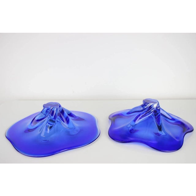 1960s Art Glass Bowls attributed to Josef Hospodka for Chribska Glassworks, 1960s, Set of 2 For Sale - Image 5 of 8