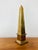 Vintage 1980s Brass Obelisk Statue Hollywood Regency Style For Sale - Image 4 of 5